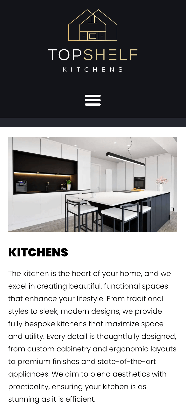 strony internetowe - topshelf kitchen